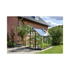 Halls Qube 610 6,4 M² Sort M/ 3 Mm Hærdet Glas - Drivhus 9 Halls Qube 610 6,4 M² Sort M/ 3 Mm Hærdet Glas - Drivhus -Home Salgsbutik unnamed file 1000
