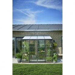 Halls Drivhus Qube Lean-to 68 Sort M/ 3 Mm Hærdet Glas - F09936 -Home Salgsbutik unnamed file 1009