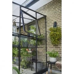 Halls Drivhus Qube Lean-to 68 Sort M/ 3 Mm Hærdet Glas - F09936 -Home Salgsbutik unnamed file 1010