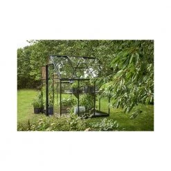 Halls Qube 66 3,9 M² Sort M/ 3 Mm Hærdet Glas - Drivhus -Home Salgsbutik unnamed file 1036