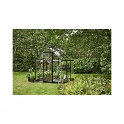 Halls Qube 66 3,9 M² Sort M/ 3 Mm Hærdet Glas - Drivhus -Home Salgsbutik unnamed file 1037