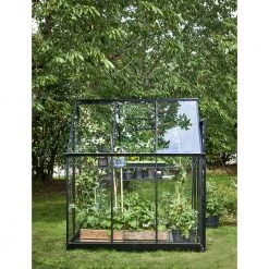 Halls Qube 66 3,9 M² Sort M/ 3 Mm Hærdet Glas - Drivhus -Home Salgsbutik unnamed file 1039