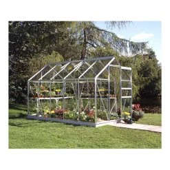 Halls Popular 106 Drivhus 6,2m² Med 3 Mm Glas Inkl. Fundament - F09188