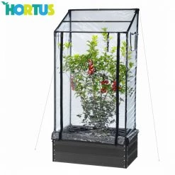 HORTUS Bed-drivhus Høj, 87 X 47 X 110/130 Cm - 211-150