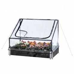 Hortus Bed-drivhus Lav 115x76x40/70 Cm
