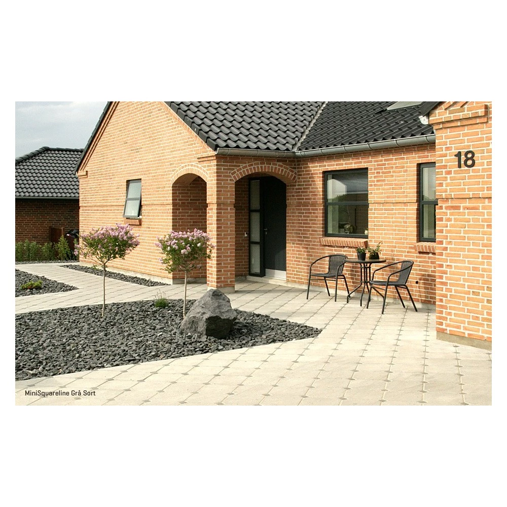 IBF Fliser 30x30x8 Cm Antracit 3 IBF Fliser 30x30x8 Cm Antracit