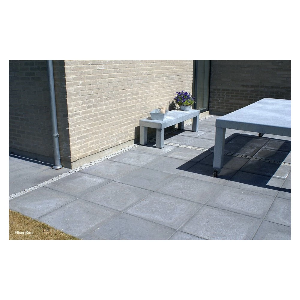 IBF Fliser 50x50x6 Cm Antracit 3 IBF Fliser 50x50x6 Cm Antracit