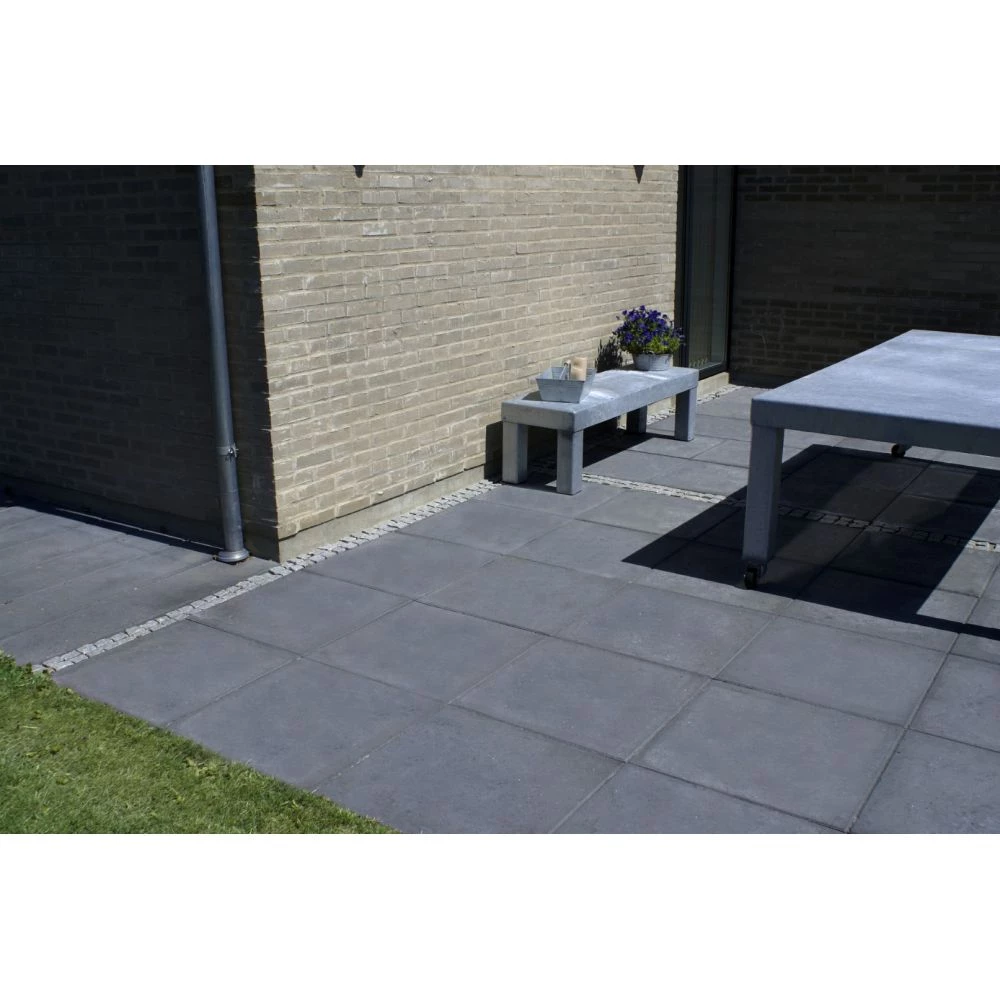 IBF Fliser 30x30x5 Cm Antracit 5 IBF Fliser 30x30x5 Cm Antracit - Billede 3