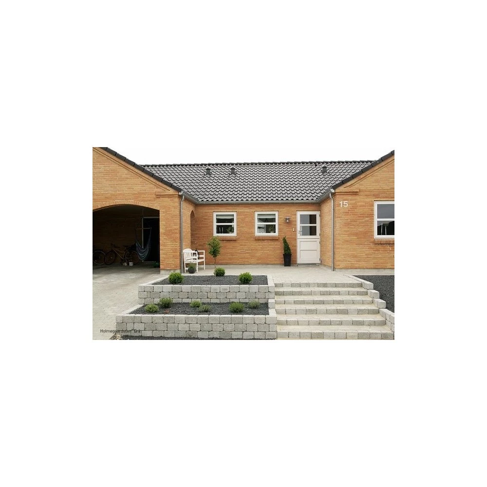 IBF Holmegaardsten 14x21x5,5 Cm Grå - Normalsten 8 IBF Holmegaardsten 14x21x5,5 Cm Grå - Normalsten - Billede 6