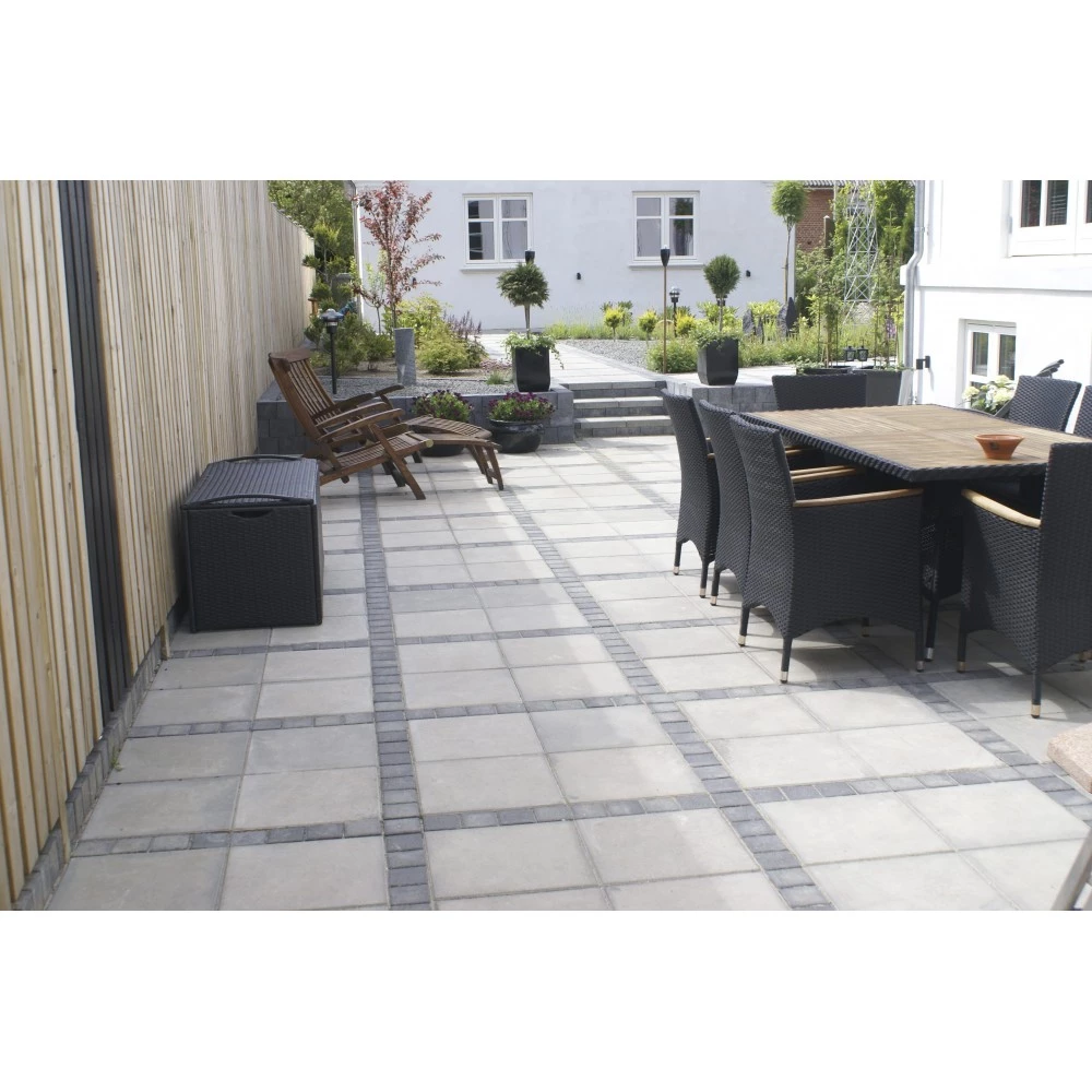 IBF Fliser- 40 X 40 X 5 Cm Grå 4 IBF Fliser- 40 X 40 X 5 Cm Grå - Billede 2