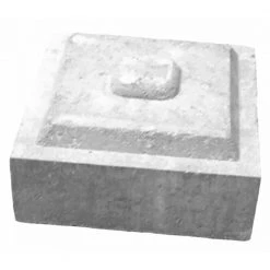 RBR Betongruppen RBR Nordic Wall Trend Endeb. - 18x18x8 - Grå -Glat Støttemur