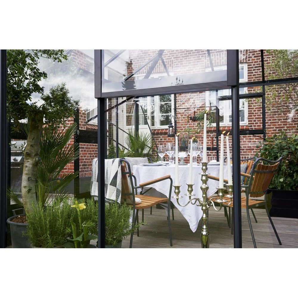 Juliana Oase 13,5 M² Antracitgrå M/3 Mm Hærdet Glas - Drivhus 6 Juliana Oase 13,5 M² Antracitgrå M/3 Mm Hærdet Glas - Drivhus - Billede 4