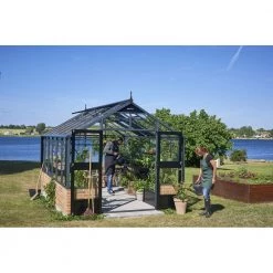 Juliana Premium 13,0 M² Antracitgrå M/ 3 Mm Hærdet Glas Til Mursokkel -Home Salgsbutik unnamed file 786