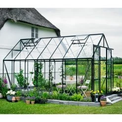 Halls Magnum 148 Drivhus 11,5m² Grøn Med 3 Mm Hærdet Glas Inkl. Fundament - F09872 5 Halls Magnum 148 Drivhus 11,5m² Grøn Med 3 Mm Hærdet Glas Inkl. Fundament - F09872 -Home Salgsbutik unnamed file 911