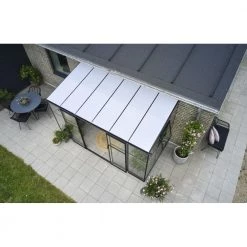 Halls Drivhus Qube Lean-to 612 Sort M/ 3 Mm Hærdet Glas - F09937 -Home Salgsbutik unnamed file 988