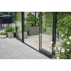 Halls Drivhus Qube Lean-to 612 Sort M/ 3 Mm Hærdet Glas - F09937 -Home Salgsbutik unnamed file 992